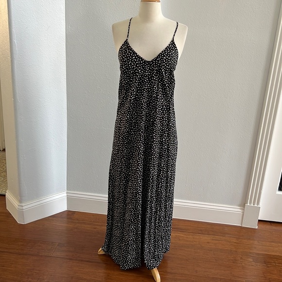 Old Navy Dresses Old Navy Womens Adjustable Straps Black White Maxi